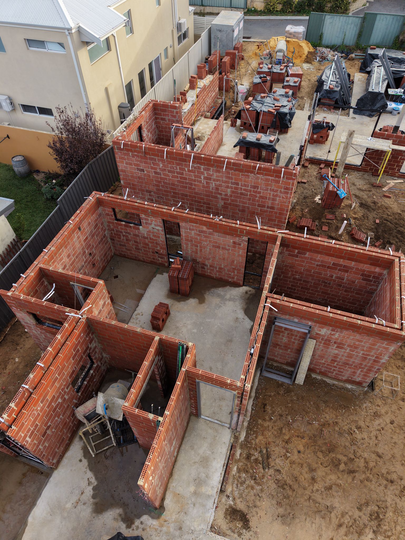 Alice St Doubleview residential brickwork progress photo 5